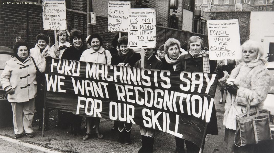 Striking Dagenham Ford Machinists